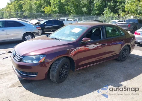 2012 Volkswagen Passat 2.5L S from USA, damaged, VIN 1VWAP7A30CC024378